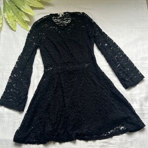 Nwt Ardene Lace Skater Dress